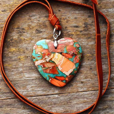 So Much Love Jasper Leather Necklaces-Your Soul Place